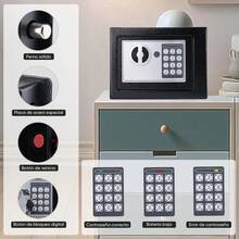 Caja Fuerte Digital De Alta  Con Código Y Llave