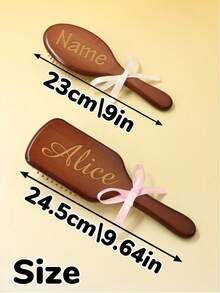 Custom Wood Air Cushion Comb, Personalized Detangler Brush, Customized Hair Brushes For Women, Customizable Name Hair Brush, Hairbrush, Hair Brush For Men, Wedding Gift, Travel Comb, Valentine'S Day, Gifts For Mothers, Couple, Bathroom, Daily Life