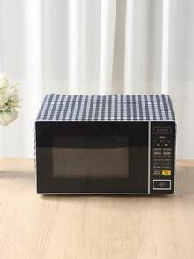 1件装时尚黑白格纹烤箱罩，不粘可重复使用涤纶材质，适用于微波炉、炉灶、烤箱 - 易于清洁的防尘罩，烤箱架保护罩，炉灶台面保护罩，炉灶台面罩，烤箱罩，烤箱侧边保护罩，烤箱罩布，炉灶侧边保护罩，烤箱保护罩，炉灶台面罩 - 彩色 - 查看 6