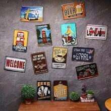 Vintage Metal Tin Sign Plaque,Lesbian  Gay Poster, GBT Rainbow Tin Sign,Man Cave Pub Club Cafe Home Decor Plate,Birthday - 1PC - 查看 4