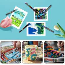 240 Colors Liquid Acrylic Paint Marker Pen Set - Professional Opaque Fast Drying Markers, Suitable For Canvas, Fabric, Stone, Ceramic, Wood And Glass, Artist Grade Craft Supplies, Comes With Premium Storage Case, Back To School Essential Gift For Boys/Girls - Sets - View 6