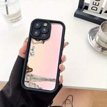 Elegancia atemporal con protección de lujo para una elegante funda individual. Adecuada para 17 Pro Max, 17 Air, 16 Pro MAX, 15 Pro Max, 14 Pro, 13 Pro, 12 y 11. Funda personalizada para hombre y mujer. Excelentes regalos para novias, novios y familiares en Navidad y Halloween. - Negro - Ver 3