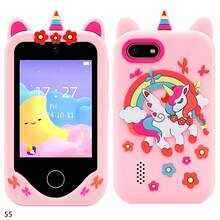 Teléfono inteligente de juguete para niños de 3 a 10 años, pantalla táctil de 2.8 pulgadas, tarjeta TF de 32G, aprendizaje y juego, regalo ideal para niñas en Navidad y cumpleaños - Multicolor - Ver 15