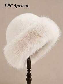 Women's Thickened Warm Hat For Autumn/Winter - Fashionable Appearance, Thick Mongolian Hat, Comfortable And Warm For Outdoor Activities In Cold Weather, Elegant Ladies' Imitation Winter Hat - Comfortable And Warm Thickened Mongolian Hat With Ear Protection Design, Simple And Fashionable, Elastic Fit, Ideal For Outdoor Activities In Cold Weather And A Great Holiday Gift. - Multicolor - View 16