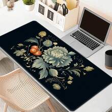 Extra Large Floral & Fruit Design Mouse Pad, Gaming Desk Mat, Washable Rubber Non-Slip Keyboard Pad With Stitched Edges, Gift Mouse Pad, Desk Protector, Study Desk Mat, Multiple Sizes Available, Computer Keyboard Pad, Laptop Pad Office Desk Desk Office Supplies Office Decor Office Desk Accessories Desk Accessories Office Accessories Mousepad Study Table Mouse Pad For Desk Desk Decor - Flowers and Fruits - View 4
