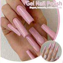 GMUME 凝胶指甲油 009号，灰粉色/复古玫瑰色，柔和中性紫红色，UV/LED可卸美甲油，7.5毫升 DIY美甲 - 淺粉色 - 查看 5