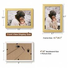 4x6 Picture Frame Set Of 12,Gold 4x6 Photo Frames Display 4inchx6inch Pictures,Picture Frames 4x6 Wall Gallery Collage Tabletop Or Wall Mount,Poster Frame Display For Certificate Document - 12件套裝(金色) - 查看 3