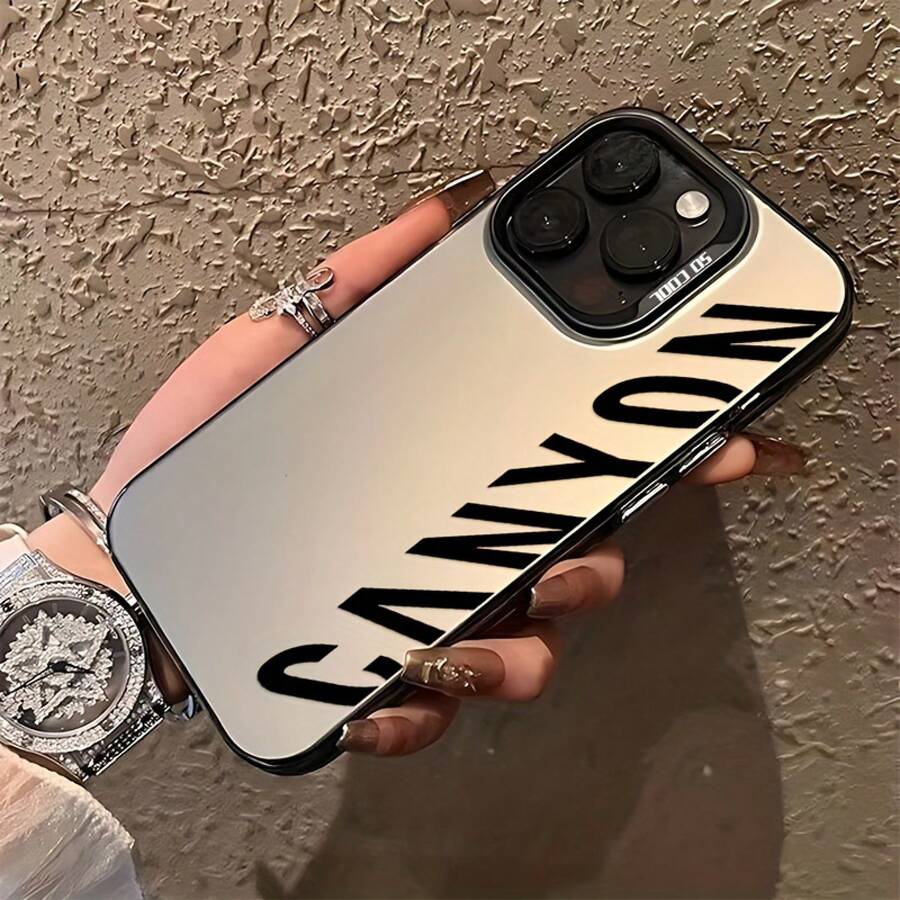 Funda para teléfono con fuente de ciclismo elegante, compatible con iPhone 17 16 15 14 13 12 11 Pro Max AIR 14 15 16 Plus XS XR X 8 7 SE 2020. - Negro - Ver 1