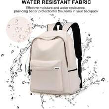 Mochila para portátil, Mochila para estudiantes, Mochila de viaje, Mochila - Verde militar - Ver 2