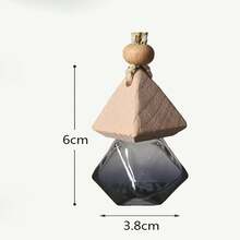 20x Hanging Empty Car Mini Perfume Bottle Diffuser Air Freshner Gadget Ornament UK - Apple - View 12