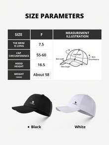 CAMEL CROWN Large Brim Baseball Cap, Sports Sun Protection Hat, Suitable For Running, Cycling, Hiking - Dark Gray - View 9