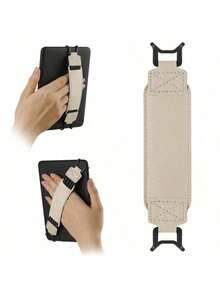 Leather Tablet Hand Strap, Elastic Shockproof E-Reader Stand Holder, Universal For Kindle/IPad/Kobo/Pocketbook - Multicolor - View 13