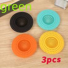 Bộ lọc bồn rửa nhà bếp 1/3/4/6 món - Bộ lọc thoát nước bằng nhựa nhiều màu sắc, ngăn ngừa cặn thức ăn làm tắc nghẽn lưới lọc, thích hợp để bảo vệ đường thoát nước phòng tắm và nhà vệ sinh, phù hợp với nhiều trường hợp sử dụng. Lưới lọc thoát nước bồn rửa, lý tưởng để thu gom tóc và thức ăn thừa trong phòng tắm và nhà bếp. Bộ lọc lưới thoát nước đa năng cho bồn rửa nhà bếp và đường thoát nước phòng tắm, nắp đậy thoát nước bằng nhựa, bảo vệ bồn rửa chống tắc nghẽn. - Nhiều màu - Xem 14
