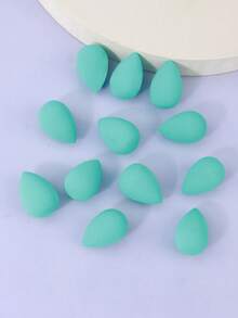 Snowflakes Mini Beauty Makeup Sponge Blender For Detailed Application Around The Eyes And Other Areas, 12 Pcs, Latex Free, Small Makeup Sponges Under Eyes - Multicolor - View 12