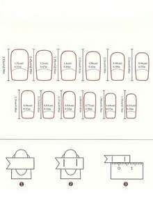24pcs Medium-Long Square Wearable Nail Tips, Fashionable Minimalist French White Edged Press-On Fake Nails, Comes With Jelly Gel And Nail File, Suitable For Women For Daily, Party, Holiday Use Nail Supplies - Multicolor - View 6