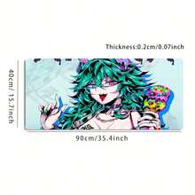 1pc Large Gaming Mouse Pad With Cute Anime Girl Design - Non-Slip Rubber Base, Washable Surface, Long Desk PC, Office, Gaming Setup - Gamers & Anime Fans (Large Computer), Office Workspace, Playful Aesthetic, Smooth Texture, Extended Mousepad, Office Workers, Mouse Pad, Desk, Mouse Pad Desk, Cool Boy, Pink Girl Gaming Setup, Mouse Pad Women Desk Special Offer, Large Mouse Pad Women, Women'S Mouse Pad, Gaming Mouse Pad, Gaming - 15.75*31.5英寸 - 查看 7