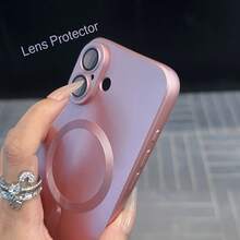 Ốp lưng điện thoại sạc không dây từ tính màu vàng hồng mờ, tương thích với Apple 17 Pro Max, 17e, 17, 16, 16e, 15, 14, 13, 12, 11 Pro Max, Plus. Cũng tương thích với Samsung S25 Ultra, S26 Ultra, A37, A57, A56, A55, A16, A17, S25 FE và nhiều hơn nữa. Bao gồm miếng dán bảo vệ ống kính, chống sốc, chất liệu TPU mềm, ốp lưng điện thoại thời trang, ốp bảo vệ cho 17 Pro Max, ốp điện thoại 16 inch. - Hoa hồng vàng - Xem 8