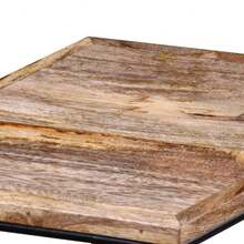 vidaXL Tavolo basso Bois de manguier massiccio 56x48x40 cm - Castano - Visualizzare 11