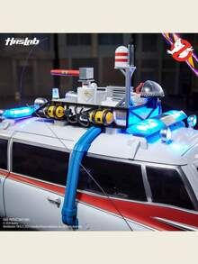 Hasbro Plasma Series - Ectomobile, Deluxe Model - Anniversary Edition, Roleplay Costumes, Surprise Gift For Fans And Collectors, Festival Gift, Adult Collectible Set, Lights & Sounds, With Action Figure | Not Battery Included - Red - View 8