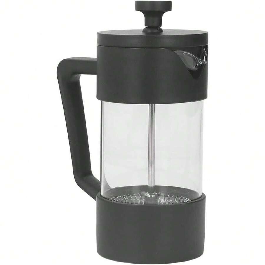 de Prensa Francesa con Filtro de Malla 120, Uso Multifuncional, Operación Manual Conveniente, Excelente Efecto de Filtración, Capacidad Moderada (350ML),37856255 - Rojo y blanco - Ver 1