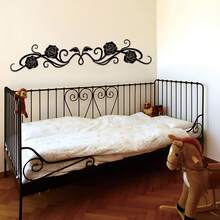 1 chiếc trang trí tường hình hoa hồng bằng kim loại, tranh treo tường dây leo bằng sắt kiểu cổ điển, tác phẩm điêu khắc treo tường bằng kim loại, thích hợp cho phòng ngủ, phòng khách, văn phòng, nhà bếp, hành lang, lối vào. - Nhiều màu - Xem 5