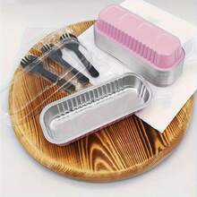 40/100pc Aluminum Foil Mini Cake Pan, With Lid And Spoon, Is Perfect For Baking Mini Cakes, Cupcakes, Bread, Muffins And Cream Cakes. It Is Suitable For Large Gatherings, Picnics And Vacation Parties - 彩色 - 查看 10