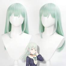 Yewell Cosplay Wig, 23 Inch Mint Green Bangs, Dream Daily Series Cosplay Headpiece, Versatile Cartoon & Anime Character Styling, Suitable For Private Parties, Everyday Roleplay, Halloween, Sakamoto Daily - Mint Green - View 4