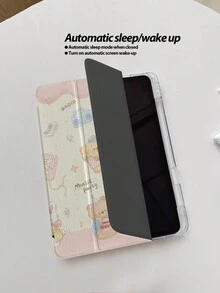 亚克力保护套，适用于 iPad 7/8/9 平板电脑、iPad Air 5/4 第九代 10.2 英寸、iPad Pro 11（2018/2020/2021/2022）、iPad Air 6/iPad 第十代、iPad Air 11 (M3)/iPad 11 (A16 2025)，柔软翻盖设计，磁吸式闭合，带折叠支架、笔槽和自动休眠/唤醒功能。 - 彩色 - 查看 8