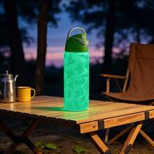 0waIaa Fluorescent Green Water Bottle, Capacity 32oz,945ml, Keeps The Contents Warm For Over 24 H And Maintains The Temperature Of Hot Or Cold Beverages. Suitable For Brewing Coffee And Making Iced Drinks. Exquisitely Designed, It Also Glows At Night. Suitable For Use In Various Occasions Valentine's Day. - trắng - Xem 2