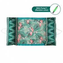 1/2PCS Thickened Tropical Style Fabric Water Hammock - 4-In-1 Multi-Purpose Pool Float (Hammock/Saddle/Lounge Chair/Drifter) - Multicolor - View 9