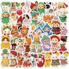 60 Cartoon Fruit Animal Graffiti Stickers Personalized Decoration For Luggage, Pens, Guitars, Notebooks, Waterproof Gift Stickers - 1 - Xem 6