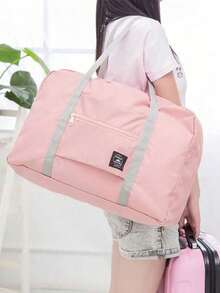 2个大容量尼龙便携运动健身手提包，旅行购物，情人节礼物，旅行化妆品收纳包，度假整理包，大容量化妆品收纳包，可装口红、刷子、护肤品、手机、零钱、小物件，居家、送礼、度假及节日（万圣节、圣诞节）多功能用途，波西米亚风 - 彩色 - 查看 6