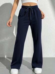 Women Pants - Royal Blue - View 3