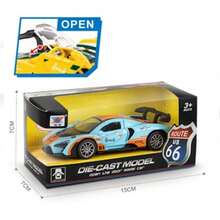 2026 New Creative Toy, Racing Car Super Cool Car Model - 1:36 Alloy Racing Car Off-Road Car Model Toy Car With Openable Doors, Alloy Car Model - Multicolor - View 3