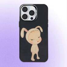 Yoshitomo-Nara Phone Case For 17,16,15,14,13,12,11 Plus,Pro Max Colored Silver Plated Inside Cover.Holiday Phone Accessories. Funda Para Gifts Bear Phone Case 14 Cases Gifts For Men 16 Case Phone Cases 14 17 Pro Max Case Anime Mobile Phone Case Y2k Phone Case S25 Ultra Y2k Phone Case Girlfriend Or Boyfriend Cover 17 Pro Max Family - Z8 - Xem 7