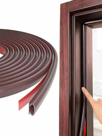 6 متر لفة ، 10*6 مم شريط إطار باب عازل للصوت ذاتي اللصق ، إطار باب ملون فاخر قوس الشكل ، سهل القطع واللصق ، إحكام قاع الباب القابل للتعديل ، عازل حراري ، إحكام رغوي ، عزل صوتي للأبواب والنوافذ ومانع للغبار ، مضاد للسرقة ، مضاد للاصطدام ، مضاد للرياح ، ملصق ديكور المنزل ، ملصق ديكور الربيع والعطلات ، هدية مثالية لعيد الميلاد والتخرج