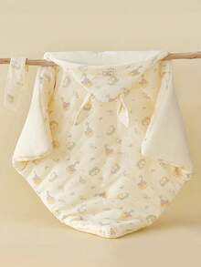 Infant Swaddle Blanket, Double-Sided Cotton Muslin Swaddle Wrap, Breathable Hospital Use Swaddle, Baby Swaddle, Thick Blanket, Newborn Swaddle Wrap, Autumn/Winter Thick Swaddle Blanket