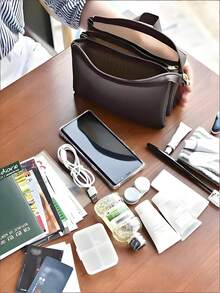 三层大容量透明网眼化妆包，轻便旅行化妆品和洗漱用品收纳袋，耐用涤纶材质，不防水，拉链封口，男女通用，旅行必备，邮轮度假必备 - 彩色 - 查看 7