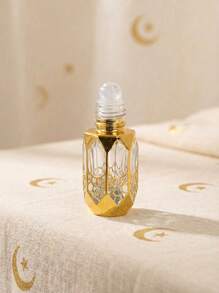 Cirelle 6ml 便携式奢华玻璃香水瓶，适用于包装精油、香水、眼霜、唇彩、旅行、节日、派对、生日、情人节礼物 - 金色 - 查看 5