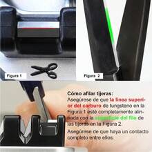 mhjSHARPAL 191H Afilador de cuchillos y tijeras de chef de cocina para cuchillos rectos y dentados herramienta de afilado de cuchillos de 3 etapas que ayuda a reparar y restaurar las cuchillassleeping Bags - 219772807 - Ver 5