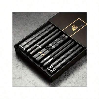 5Pcs Premium Glass Fiber Chopsticks - Heat & Wear Resistant, High Hardness, Unbreakable For Daily Home Use & Commercial Restaurant