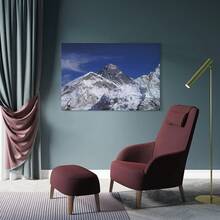 Arte de pared en lienzo Monte Himalayas Nepal Gerbirge Impresiones en lienzo de Arte de pared Pinturas Obras de arte Cuadros Pósters para decoración de sala de estar y dormitorio, regalo para boda, Navidad, Día de la Madre, cuadros decorativos para sala, póster, con marco, pósters, cuadros para la pared, marcos para cuadros, cuadro, Virgen de Guadalupe, salas - transparente - Ver 4