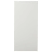 vidaXL Armadio a Porte Coulissante Grigio Chiaro 90x40x90 cm Acciaio - Grigio - Visualizzare 1