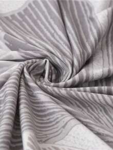 Funda de sofá/cama con estampado de hojas de ginkgo, con borde de volante, hecha de tela elástica de fibra de poliéster, funda de sofá totalmente envolvente, adecuada para todas las estaciones, simple y moderna - Púrpura polvoriento - Ver 10