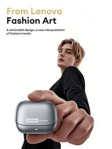 Tai nghe Bluetooth Lenovo AC102, kiểu dáng treo tai, Bluetooth 6.0, âm thanh không gian, cuộc gọi chất lượng cao, độ trễ thấp, chơi game và nghe nhạc, thời lượng pin dài, vừa vặn thoải mái, không dây cho điện thoại thông minh và máy tính, quà tặng dịp lễ. - Sắt xám - Xem 4