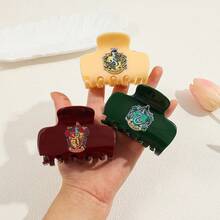 哈利波特学院徽章发饰 发夹 发爪 发饰 抓发器 头饰，返校季学院风，派对装扮配饰 派对小礼物 派对珠宝配饰 送给好朋友的礼物 - 彩色 - 查看 5