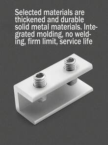 1pc Invisible Window Screen Lock, No Drilling Needed, Movable Door Thickened Window Security Anti-Theft Fastener - Multicolor - View 7