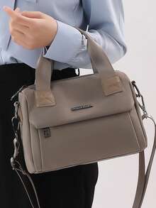 Leisure Nylon Waist Bag, Lightweight Travel Shoulder Bag With Adjustable Strap, Zipper Closure And Polyester Lining - Multi-Pocket Fashion Crossbody Bag For Outing