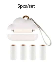 Mini Reusable Lint Roller Travel Set, Portable Pet Hair Remover, Lint Brush - Multicolor - View 12