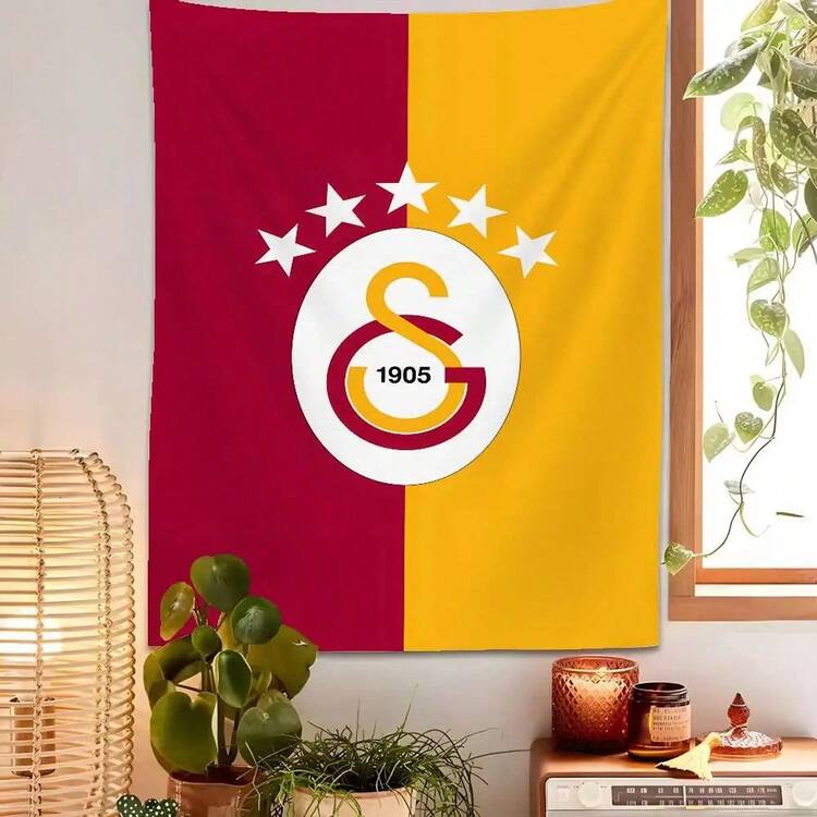 Football Club G-Galatasaray Tapestry Hanging Dormitory Room Bedspread Blanket Children's Room Party Home Decoration Gift - Z3 - View 9
